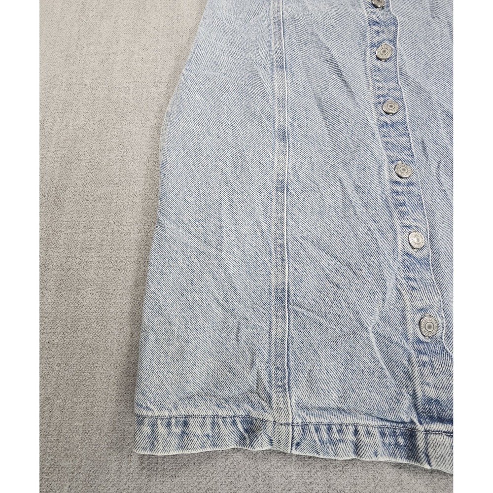 Levi's Womens‎ Light Blue Denim Dress Button Down Pockets Sleeveless Size Small - Picture 9 of 16